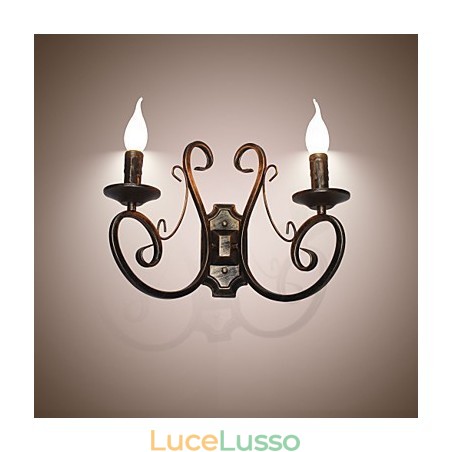 Nuova lampada da parete retrò in stile americano per soffitta retrò, lampada da camera da letto, lampada da parete, lampada a candela Nuova lampada da parete retrò in stile americano per soffitta retrò, lampada da camera da letto, lampada da parete, lampada a candela