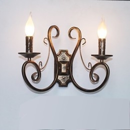 Nuova lampada da parete retrò in stile americano per soffitta retrò, lampada da camera da letto, lampada da parete, lampada a candela