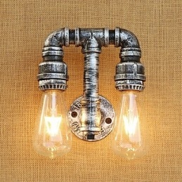 Caratteristica della pittura retrò del paese per applique da parete con luce ambientale a braccio oscillante
