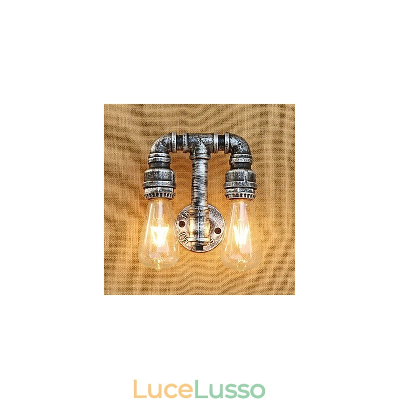 Caratteristica della pittura retrò del paese per applique da parete con luce ambientale a braccio oscillante