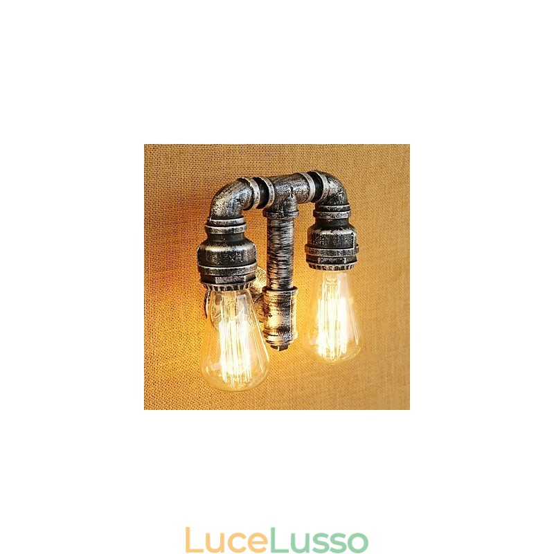 Caratteristica della pittura retrò del paese per applique da parete con luce ambientale a braccio oscillante