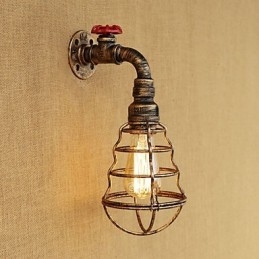 Caratteristica della pittura retrò del paese per applique da parete in stile mini con luce ambientale
