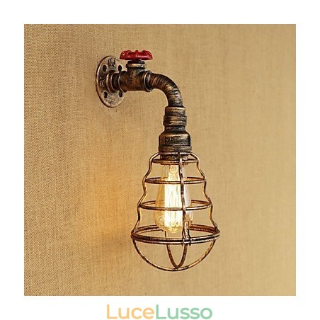 Caratteristica della pittura retrò del paese per applique da parete in stile mini con luce ambientale Caratteristica della pittura retrò del paese per applique da parete in stile mini con luce ambientale