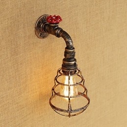 Caratteristica della pittura retrò del paese per applique da parete in stile mini con luce ambientale