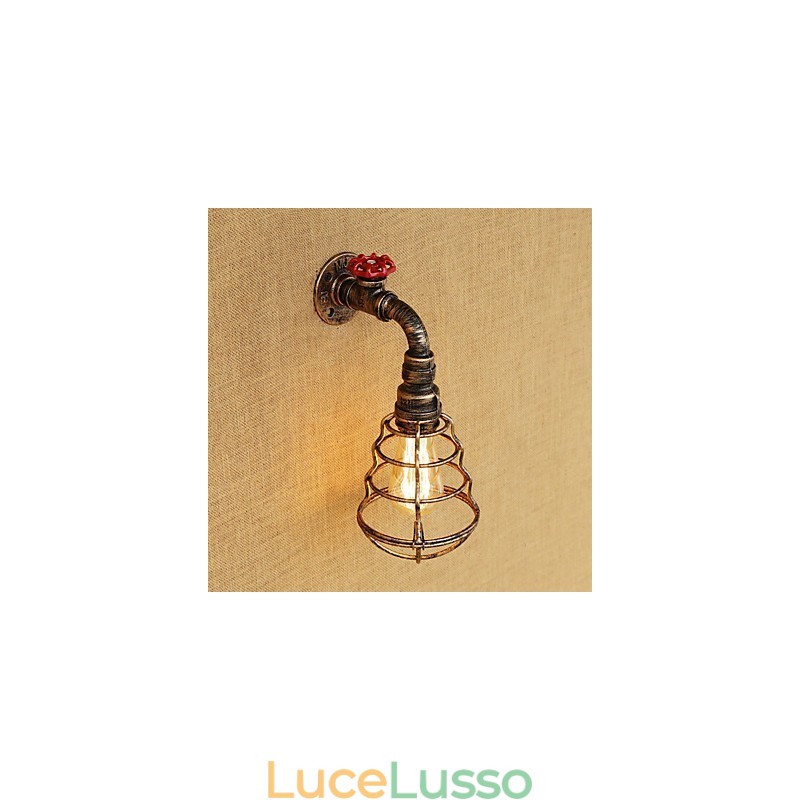 Caratteristica della pittura retrò del paese per applique da parete in stile mini con luce ambientale