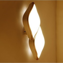 Lampada da parete moderna contemporanea integrata, caratteristica della pittura contemporanea per luce ambientale, applique da parete