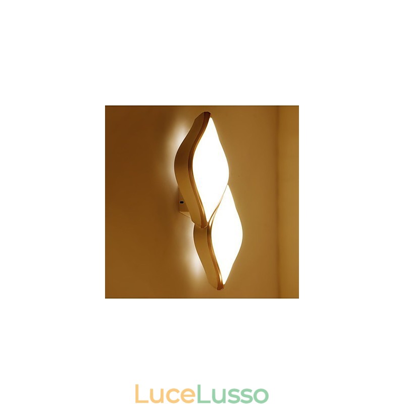 Lampada da parete moderna contemporanea integrata, caratteristica della pittura contemporanea per luce ambientale, applique da parete