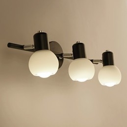 Rustic Lodge elettrolitico Caratteristica per illuminazione da parete per bagno Downlight