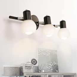 Rustic Lodge elettrolitico Caratteristica per illuminazione da parete per bagno Downlight