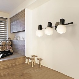 Rustic Lodge elettrolitico Caratteristica per illuminazione da parete per bagno Downlight