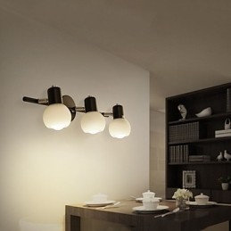 Rustic Lodge elettrolitico Caratteristica per illuminazione da parete per bagno Downlight
