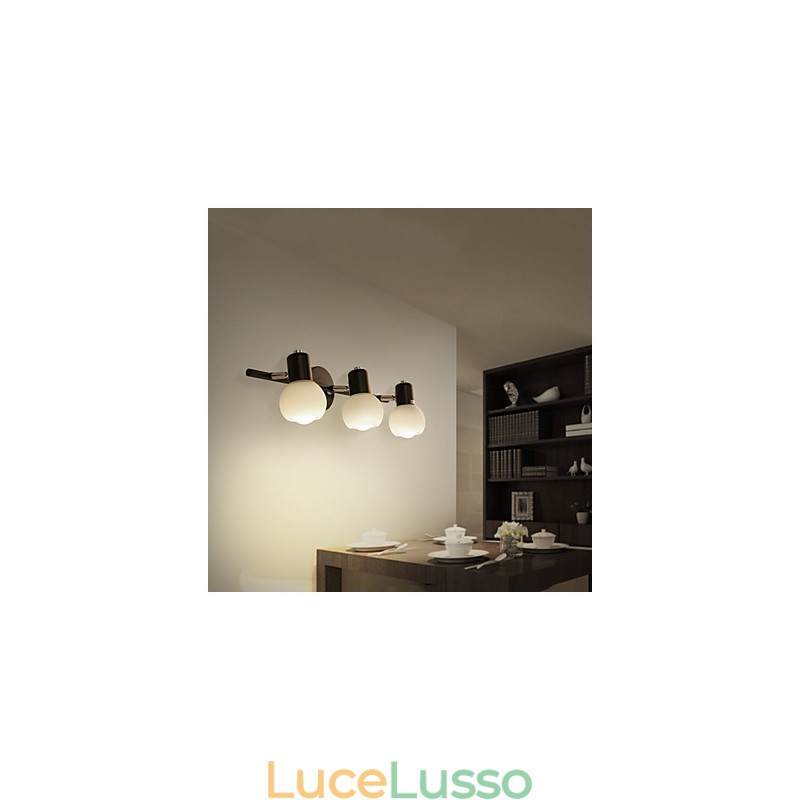 Rustic Lodge elettrolitico Caratteristica per illuminazione da parete per bagno Downlight