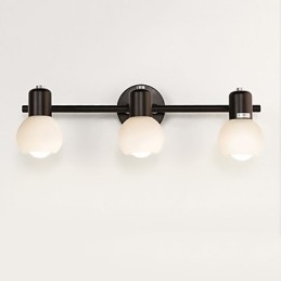 Rustic Lodge elettrolitico Caratteristica per illuminazione da parete per bagno Downlight
