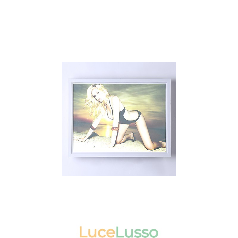 Pittura moderna contemporanea integrata, caratteristica moderna contemporanea per applique da parete con luce ambientale