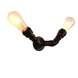 Applique da parete rustica in ottone antico tradizionale classico per luce ambientale