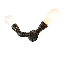 Applique da parete rustica in ottone antico tradizionale classico per luce ambientale