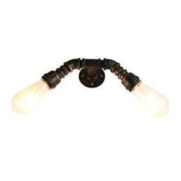 Applique da parete rustica in ottone antico tradizionale classico per luce ambientale