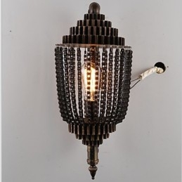 Lampada da negozio di ingranaggi in ferro vintage industriale eolica