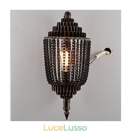 Lampada da negozio di ingranaggi in ferro vintage industriale eolica Lampada da negozio di ingranaggi in ferro vintage industriale eolica