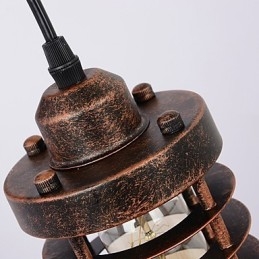 Lampada da parete in ferro retrò industriale Lampada da parete con puleggia di sollevamento di personalità creativa