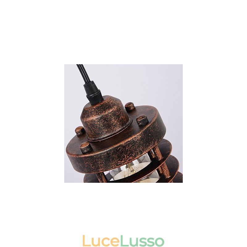 Lampada da parete in ferro retrò industriale Lampada da parete con puleggia di sollevamento di personalità creativa