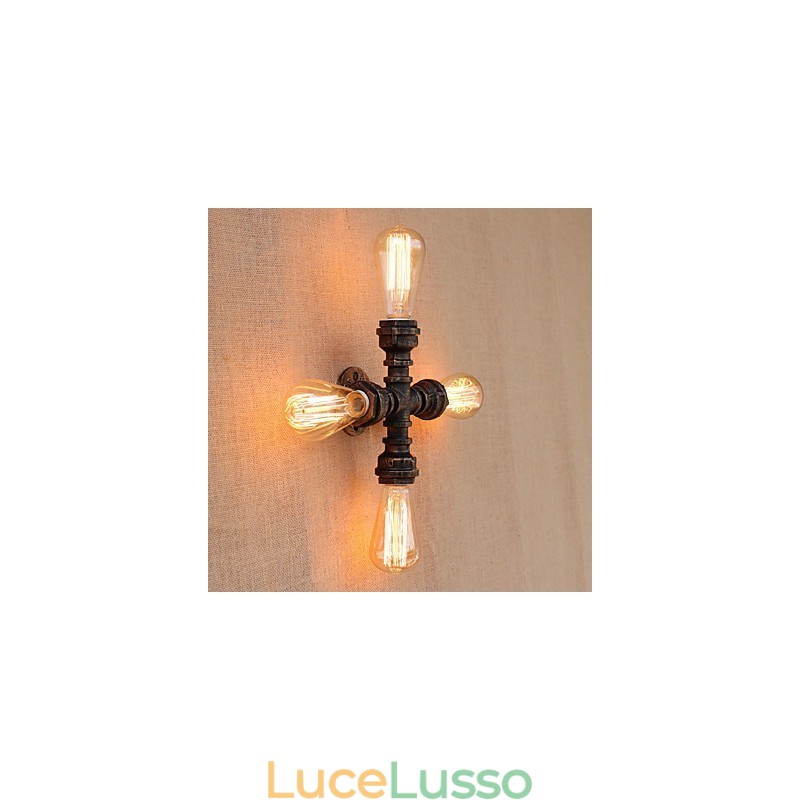 Caratteristica di verniciatura retrò del paese per il braccio oscillante in stile mini incluso luce ambientale da parete