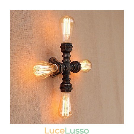 Caratteristica di verniciatura retrò del paese per il braccio oscillante in stile mini incluso luce ambientale da parete Caratteristica di verniciatura retrò del paese per il braccio oscillante in stile mini incluso luce ambientale da parete