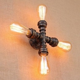 Caratteristica di verniciatura retrò del paese per il braccio oscillante in stile mini incluso luce ambientale da parete