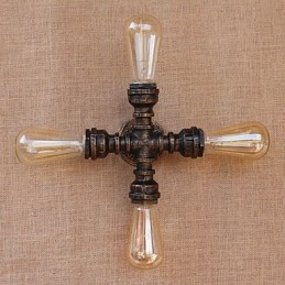 Caratteristica di verniciatura retrò del paese per il braccio oscillante in stile mini incluso luce ambientale da parete