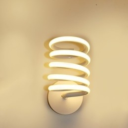 Lampada da parete in alluminio Lampada da corridoio moderna e minimalista per camera da letto Lampada da comodino Lampada creativa