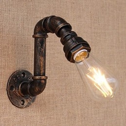 Caratteristica della pittura retrò country per applique da parete con luce ambientale a braccio oscillante in stile mini