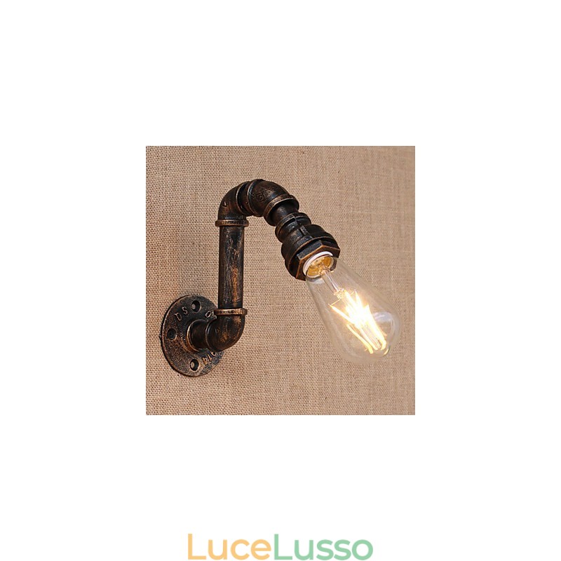 Caratteristica della pittura retrò country per applique da parete con luce ambientale a braccio oscillante in stile mini