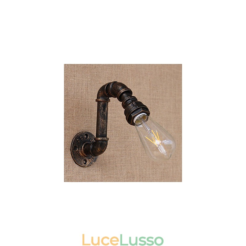 Caratteristica della pittura retrò country per applique da parete con luce ambientale a braccio oscillante in stile mini