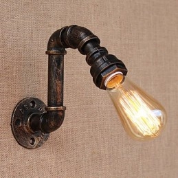 Caratteristica della pittura retrò country per applique da parete con luce ambientale a braccio oscillante in stile mini