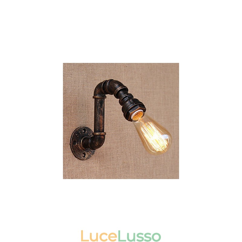 Caratteristica della pittura retrò country per applique da parete con luce ambientale a braccio oscillante in stile mini
