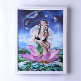 Pittura moderna contemporanea integrata, caratteristica moderna contemporanea per applique da parete con luce ambientale