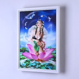 Pittura moderna contemporanea integrata, caratteristica moderna contemporanea per applique da parete con luce ambientale