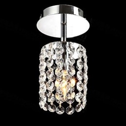 Mini lampada da soffitto in cristallo