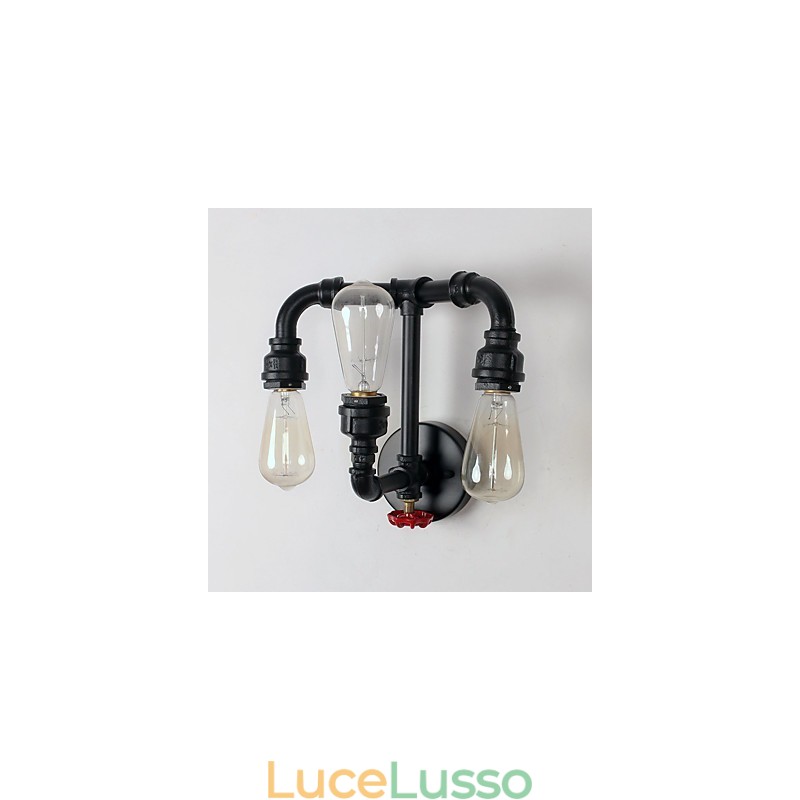 Rustic Lodge Moderno Contemporaneo Country Retro Pittura Caratteristica per Mini Stile Uplight Applique da Parete