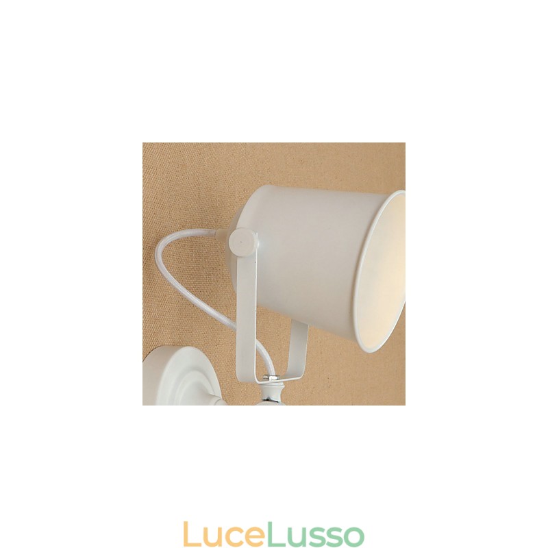 Lampada da parete in acciaio verniciato, decorazione da caffè americano nero stupido, lampada da parete retrò, lampada a spada laser sulla parete