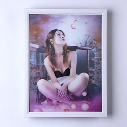 Pittura moderna contemporanea integrata, caratteristica moderna contemporanea per applique da parete con luce ambientale