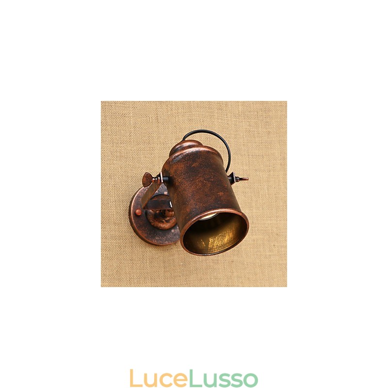 Lampada da parete in acciaio verniciato, decorazione da caffè americano nero stupido, lampada da parete retrò, lampada a spada laser sulla parete