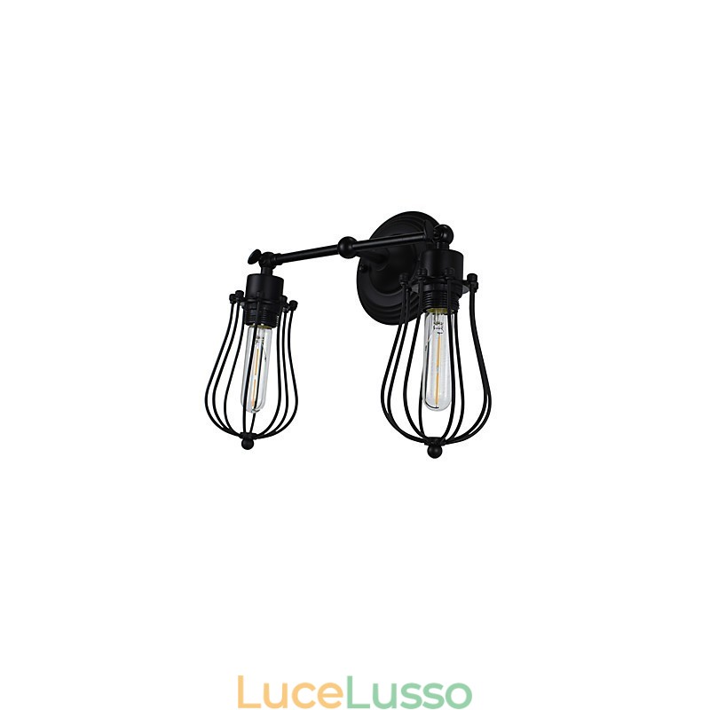 Dipinto rustico Lodge Caratteristica per luci da parete con luce ambientale Lampada da parete