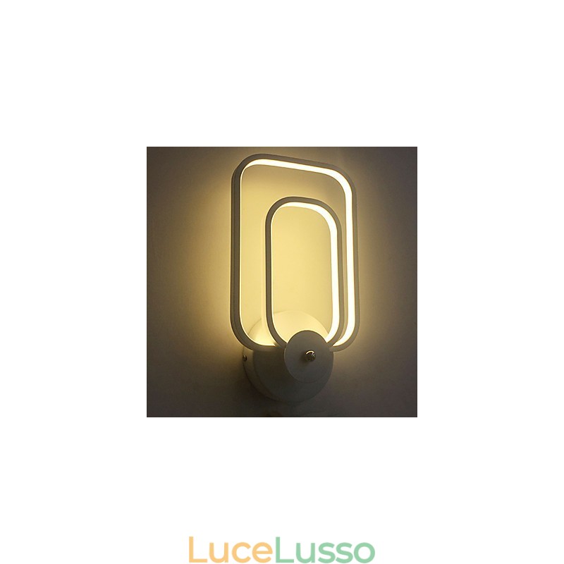 Lampada da parete in alluminio Lampada da parete decorativa moderna minimalista per balcone e scale Luci da comodino