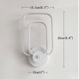 Lampada da parete in alluminio Lampada da parete decorativa moderna minimalista per balcone e scale Luci da comodino