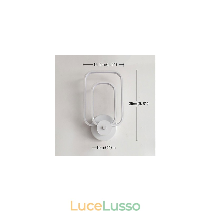 Lampada da parete in alluminio Lampada da parete decorativa moderna minimalista per balcone e scale Luci da comodino