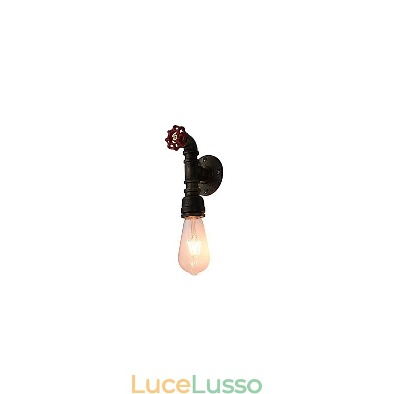 Applique da parete Applique da parete Applique da parete Lampada da parete in ferro Lampada da parete con spada laser nera stupida