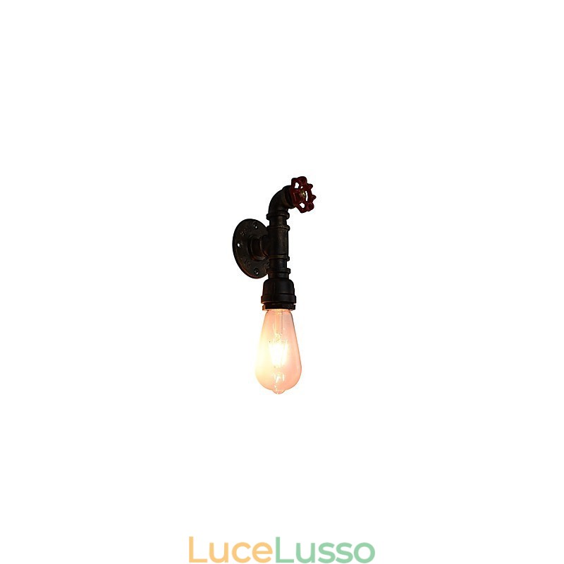 Applique da parete Applique da parete Applique da parete Lampada da parete in ferro Lampada da parete con spada laser nera stupida