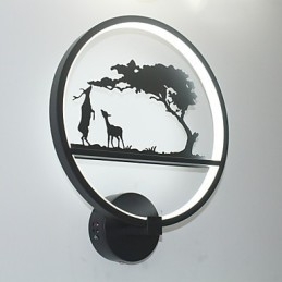 Lampada da parete in materiale di alluminio con illuminazione innovativa Lampada da parete moderna e semplice Illuminazione artistica per corridoio Illuminazione commerciale da comodino