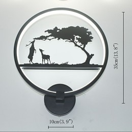 Lampada da parete in materiale di alluminio con illuminazione innovativa Lampada da parete moderna e semplice Illuminazione artistica per corridoio Illuminazione commerciale da comodino